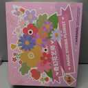 KYWYOYOU BloomJoy Magic Petal Flower Art Kit  DIY Paper Flower Craft Kit for Kids, Create 3D Blossoms with Dyed Petals, Watercolor Coloring Set for Creative Art, Gift for Girls Ages 612 (1 Set)