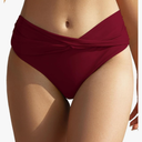 llSHEKINI Women's Bikini Bottom Twist Front Cheeky Swimsuit Ruched Bathing Suit Bottoms, Sm
