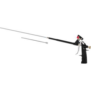 Foam gun with 36cm long stainless steel extension tube, washable and reusable (one pack)