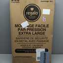 Regalo Safety 29-49" Easy Step Extra Wide Baby Gate for Doorways & Bottom of Stairs, Pressure Mounted Safety Gate with Door for Babies, Toddlers & Pets, White