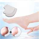 VivoFoot Gel Heel Protectors,Heel Pain and Cracked Heels Relief for Men and Women (2 Pairs)