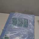 Lanpn 12x12 inch Scrapbook Photo Album, Linen Cover Archival Acid Free Top Load 3 Ring Binder Folder Photo Book 12 x 12 with 30 Plastic Sleeves 60 Pages (Blue)