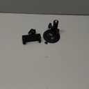 Suction Cup Mirror Phone Holder with Light, Travel Wall Phone Camera Mount for Makeup Content Creator Essentials, Mirror Tripod for Bathroom Kitchen Compatile with All Smooth Surface (Black)