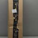 Nilight 1.6" Rise Threshold Ramp for Doorways, 19.7" Wide Low Profile Rubber Smooth Access Door Ramp for Doorway, Curb, Home Steps, Bathroom