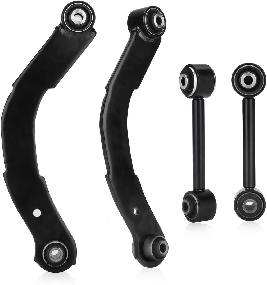 Rear Upper Lower Rearward Lateral Control Arms Fit for 2007-2012 Dodge Caliber 2007-2017 Jeep Compass (MK) K641281 K641226-4pc Set
