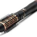 Round Hair Blow Dryer Brush - 1.6 Inch Round Ceramic Barrel Hair Dryer Brush for Short/Middle Hair, One Step Hair Drying, Volumizing, Straightening and Styling, Negative Ionic Curls Hot Air Brush