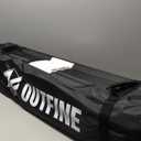 OUTFINE Pop-up Canopy 10x10 Patio Tent Instant Gazebo with Wheeled Bag, Sandbags x4, Tent Stakes x8 (Light White, 10 * 10FT)