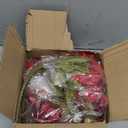 MARTINE MALL 4 Packs Peonies Artificial Flowers, Burgundy Artificial Peonies, Silk Peonies Flowers Fake Peonies Artificial Flowers Peonies Bouquet for Halloween Centerpiece Table Wedding Home Decor (Red)