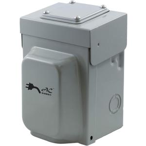 AC WORKS Super Durable Industrial Grade Locking Power Input Inlet (CS6375 50Amp Metal Box)