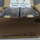 EXCMARK 12 Pack Solar Lights Outdoor Waterproof for Garden Pathway Walkway Driveway Yard Lawn Decorative Landscape Lighting. (Warm White Light, 12)