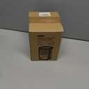 Makeup Brush Holder, 2 Tier Clear Cosmetic Tools Organizer, Round Makeup Organizer for Vanity Countertop (Black)