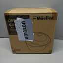 MUELLER HOME 6 Quart Enameled Cast Iron Pot Dutch Oven, Heavy-Duty Oven-Safe up to 500 F, & Across All Cooktops, Casserole Dishes for Ovens, Bread Pan with Lid and Knob, Cast Iron Cookware, Black