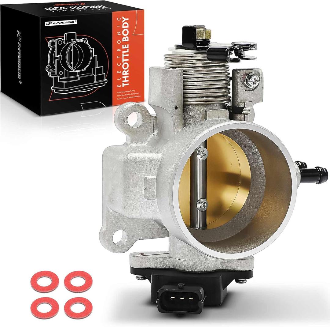 A-Premium Electronic Throttle Body Compatible with Hyundai Elantra 2003-2005, Tucson 2005-2009, Tiburon 2003-2008 & Kia Spectra 2004-2009, Sportage 2005-2010, Spectra5 2005-2009, 2.0L