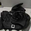IKALI Black Witch Costume for Kids, Classic Black Witch Dress up for Girls Toddlers,  7-8Y