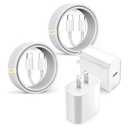 iPad Fast Charger,2Pack USB C Charging Block Wall Plug Adapter & 10FT USB C to C Cable Cord for iPad Pro 13(M4)/iPad Pro 12.9/11 in 2018-2025,iPad Air M3/M2/5th/4th,iPad 11th A16/10th/Mini 7/Mini 6th