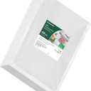 Bonsenkitchen Precut Vacuum Bags 100 Quart 8" x 12", BPA Free, Commercial Grade Textured Food Sealer Bag, Thick Embossed Bags for Storage and Sous Vide Cooking VB3205 (Quart Size 8" x 12'' (100count))