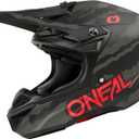 O'Neal 5 SRS Adult Helmet Wild Black/Gray (Large)