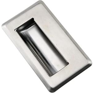 304Stainless Steel Handle Recessed Rectangular Pull Handle Industrial Hardware Cabinet Door Pull Handle for Storage Box