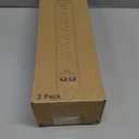 2 Pack Power Strip, 12FT Long Extension Cord, Surge Protector with 6 Outlets and 4 USB Ports (2 USB C), Flat Plug Overload Protection, Extension Cord 10+ ft, Wall Mount for Home Office Dorm College