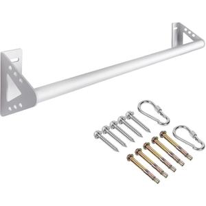 Wall Mounted Doorway Pull Up Bar, Heavy Duty Strength Training Pull-Up Bars for Doorframe, Support Beam or Joist Mount Thick Metal Sturdy Construction Support 500 lbs