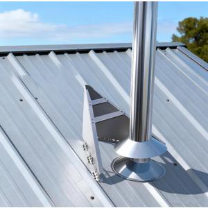 Snow Splitter for Chimneys. Lifetime Protection for 6-8" Wood Stove Chimneys.for Protection Stack Pipes and Chimneys