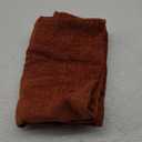 MIULEE Pack of 1 Couch Throw Pillow Covers 18x18 Inch Fall Soft Burnt Orange Chenille Pillow Covers for Sofa Living Room Solid Dyed Pillow Cases