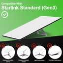 for Starlink Gen 3 Cable 150FT/46M,linkoostar for Starlink Cable Gen 3 Replacement Standard V3 Cable for Starlink Rectangular Waterproof Extension Ethernet Cable Gen 3 Accessories