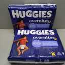 Huggies Size 4 Overnites Baby Diapers: Overnight Diapers, Size 4 (22-37 lbs), 116 Ct (2 Packs of 58), Packaging May Vary