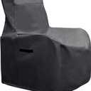 Skypatio Patio Chair Cover Waterproof, Outdoor Furniture Storage Cover for All Weather Protection (Black) 