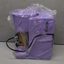 Tastyle Single Serve Coffee Maker Hot and Iced with Bold Brew, Small Coffee Machine for K Cup and Ground, Fits 7.3'' Travel Mug, Brews up to 16 Oz, 5 Cup Sizes, Compact for Office, RV& Hotel, Lavender