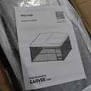 10x10x6FT Large Outdoor Dog Kennel, Heavy Duty Dog Cage with Waterproof Roof & Bowls, Dog Enclosure for Medium & Large Dogs