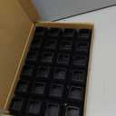 24 Pcs Extra Large Square Chair Leg Floor Protectors, Silicone Chair Leg Protectors for Hardwood Floors, High Elastic Chair Leg Caps, Protect Wooden Floors from Scratching (Fit: 1-2/5" - 1-4/5")