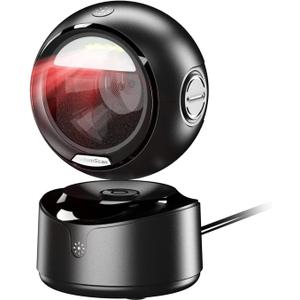 NetumScan Automatic Omnidirectional Desktop Barcode Scanner, Hands Free USB Wireless Bluetooth QR Barcode Reader, 1D 2D Bar Code Image Sensing for Warehouse, Supermarket, Retail Store Pos System-A6