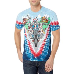 Liquid Blue Men's Grateful Dead-Moto Sam T-Shirt (X-Large)