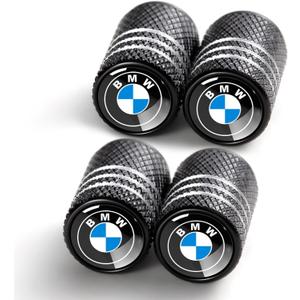 3 x 4 Pcs Black Metal Car Wheel Tire Valve Stem Cover,Auto Valve Stem Caps Suitable for BMW X1 X3 M3 M5 X1 X5 X6 Z4 3 5 7 Series Air caps Accessories Blac