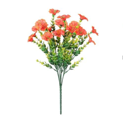 WHL Alexanders Artificial Fake Flowers Plants3 Bundles Artificial Flower Plants or Front Porch, Window, Doorway, Flower Pot Decoration