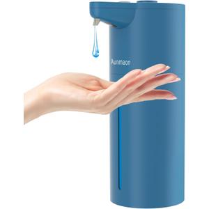 Automatic Soap Dispenser Touchless, Hands-Free, Multi Adjustable Volume, Long Battery Life, Compatible with Thick & Thin Dish/Hand Soap for Bathroom and Kitchen, Easy for Toddlers, Blue