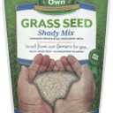 Mountain View Seeds Natures Own Shady Mix Grass Seed, 3-Pounds
