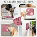 2 Pack Lick Mat for Dogs,Cats,Upgraded 8.58.5 inches Licking Mats with Suction Cups,Slow Feeder Licking Pad for Anxiety Relief and Boredom Reducer,Suitable for Dog Training Set 8 (Berry & Pink)