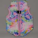 Winter Waterproof Windproof Reversible Dog Vest Coat Warm for Cold Weather Down Jacket Small Medium Dogs (Not Suitable Big Dogs) Y-1-rounds XS XS(Back:9.0'', Chest:13.5'', 3.0-5.0lbs)