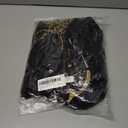 Women 2Pcs Lingerie Set Lace See-Through Sleeveless Camisoles High Waist Long Skirts with Chain Sleepwear (Black, M)