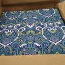Arden Outdoor Deep Seat Cushion Set, 24 in x 24 in, Weather-Proof, Rain-Proof, Fade Resistant Patio Cushion for Chair, Sofa, and Couch Sapphire Aurora Blue Damask