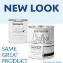 Rust-Oleum Linen White Chalked All-in-One Ultra Matte Paint | One Coat Coverage | No Primer, Sanding, Or Topcoat Needed | Easy Clean Up | Made in USA | 30 OZ, 30 Ounce Brush