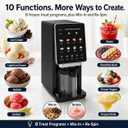 10-in-1 Ice Cream Maker, 3 x 20 oz Containers, Mix-In, Re-Spin, Family Use