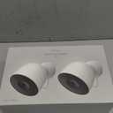 Google Nest Cam Outdoor (Wired, 2nd Gen) - 2 Pack - Security Camera with 2K Video and Gemini, Night Vision, 2-Way Audio - Works with Google Home - 2025 Model - Snow