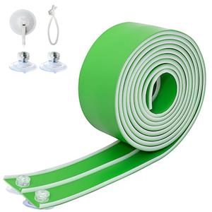 Flex Tracks 15 Ft for Kids Starter Set, Flexible Race Car Ramp Track with Suction Cups Compatible with Diecast 1/64th Cars for Ages 3 & Up (Green & White)
