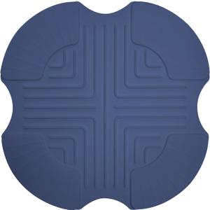 La chat Silicone Air Fryer Mats for Ninja Crispi FN101 Series | Non-Slip Heat-Resistant Pads | Countertop Protector for Glass Air Fryer, Pots & Pans | Dishwasher Safe & Reusable (blue, 10 inch)