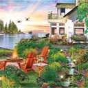 RoseArt - My Happy Place - Harbor House - 1000 Piece Jigsaw Puzzle for Adults