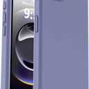 Vooii Compatible with iPhone 17e Case and for iPhone 16e Case, Liquid Silicone Upgrade [Camera Protection] [Anti-Scratch Microfiber Lining] Shockproof Phone Case for iPhone 17e/16e 6.1" -Lavender Grey