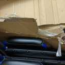 Drive Medical Blue Streak Lightweight Foldable Wheelchair - Enhanced Mobility Support - Durable Construction - Padded Comfort - Swing-Away Leg Rests - Desk Arms - Blue/Black - 18 Inch Seat